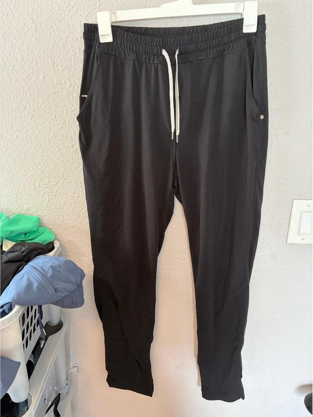 Men's Vuori Ponto Performance Pant 30in Black Heather size XL. On website